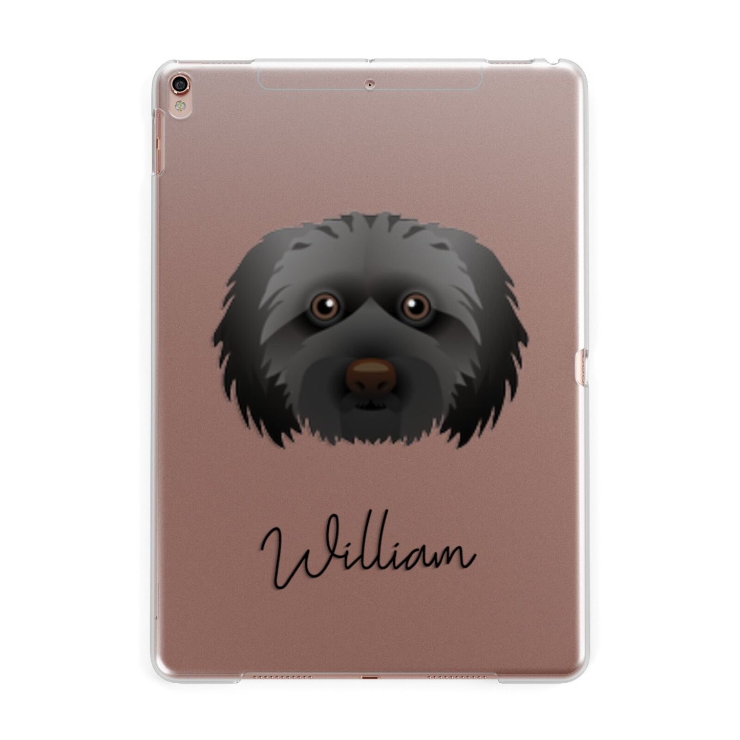 Doxiepoo Personalised Apple iPad Rose Gold Case