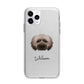 Doxiepoo Personalised Apple iPhone 11 Pro Max in Silver with Bumper Case