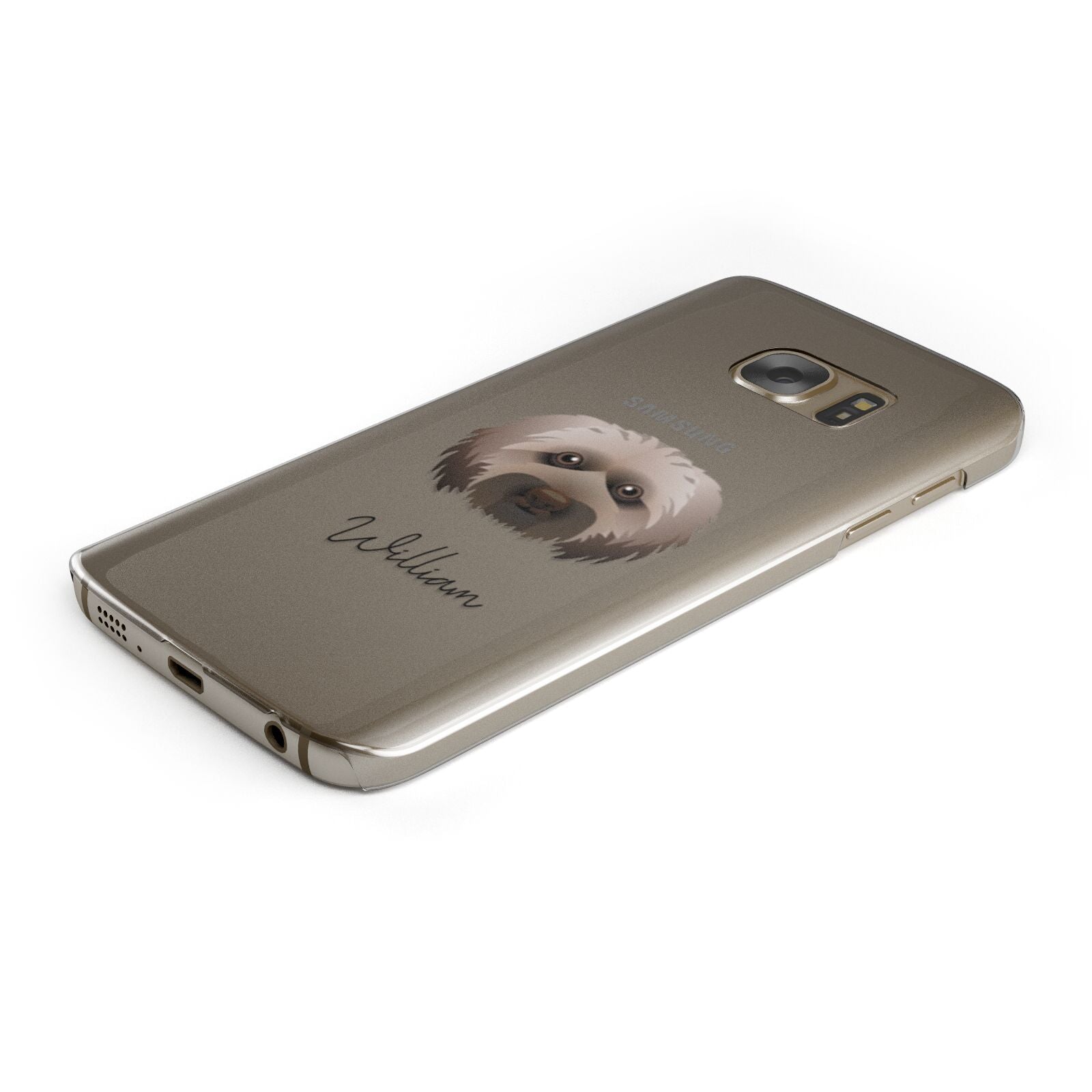 Doxiepoo Personalised Samsung Galaxy Case Bottom Cutout