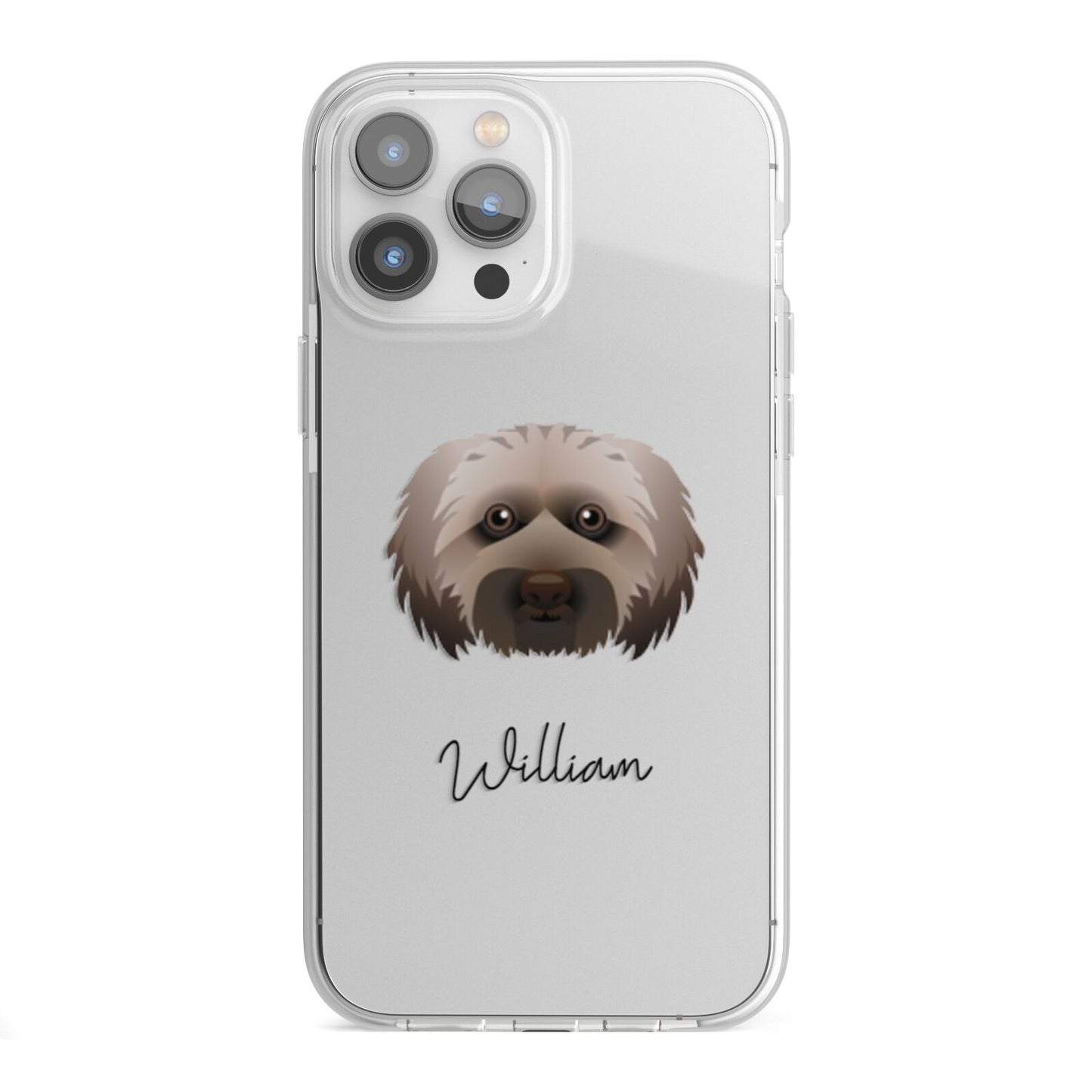 Doxiepoo Personalised iPhone 13 Pro Max TPU Impact Case with White Edges