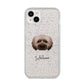 Doxiepoo Personalised iPhone 14 Plus Glitter Tough Case Starlight