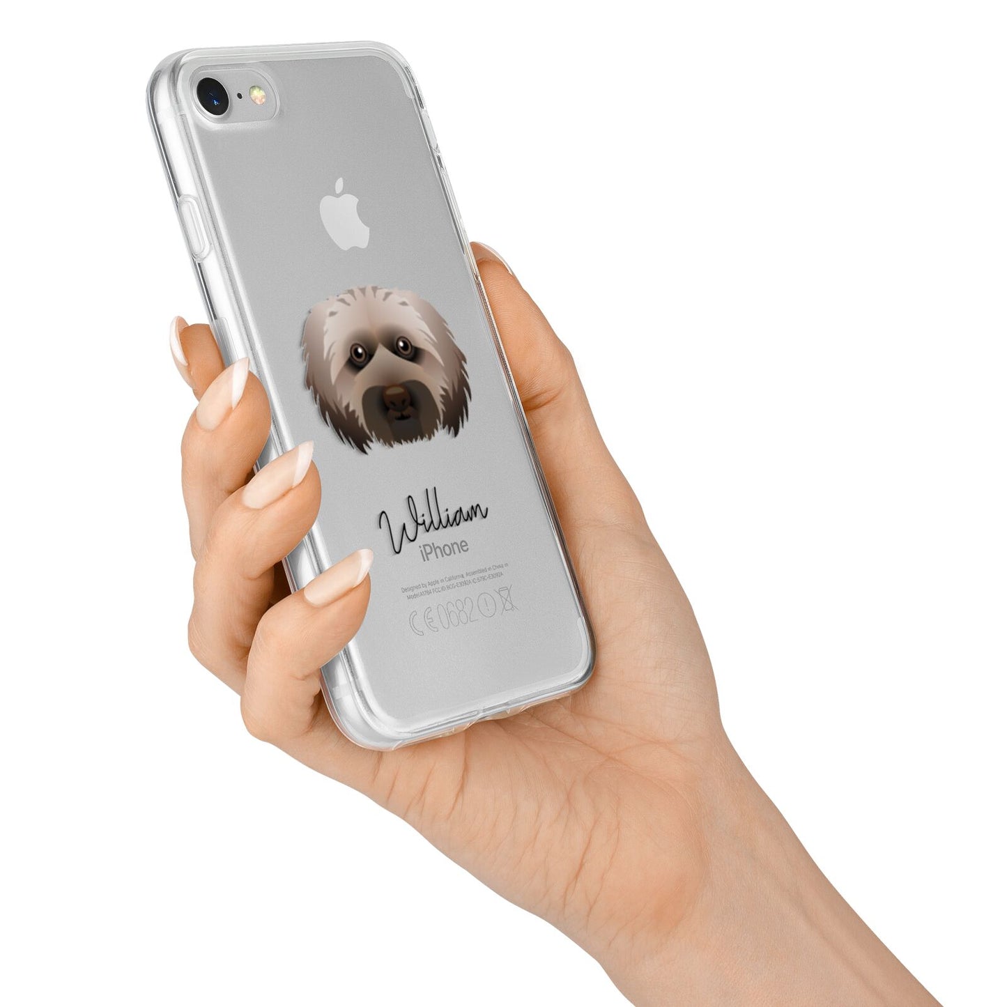Doxiepoo Personalised iPhone 7 Bumper Case on Silver iPhone Alternative Image