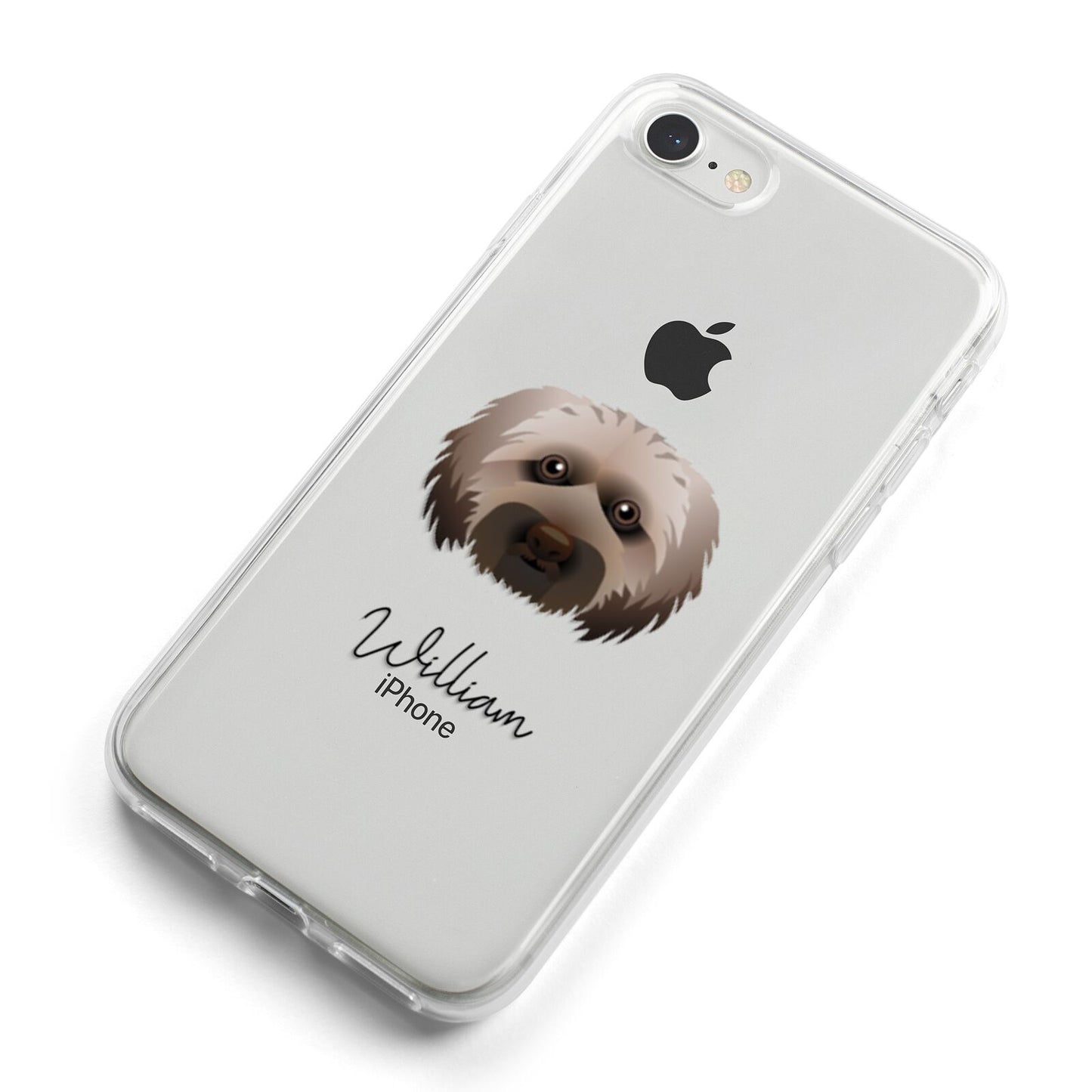 Doxiepoo Personalised iPhone 8 Bumper Case on Silver iPhone Alternative Image