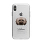 Doxiepoo Personalised iPhone X Bumper Case on Silver iPhone Alternative Image 1