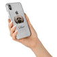 Doxiepoo Personalised iPhone X Bumper Case on Silver iPhone Alternative Image 2