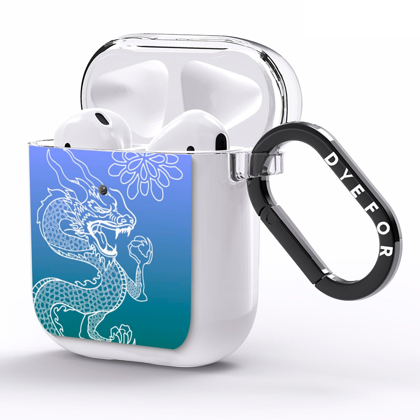 Dragons AirPods Clear Case Side Image