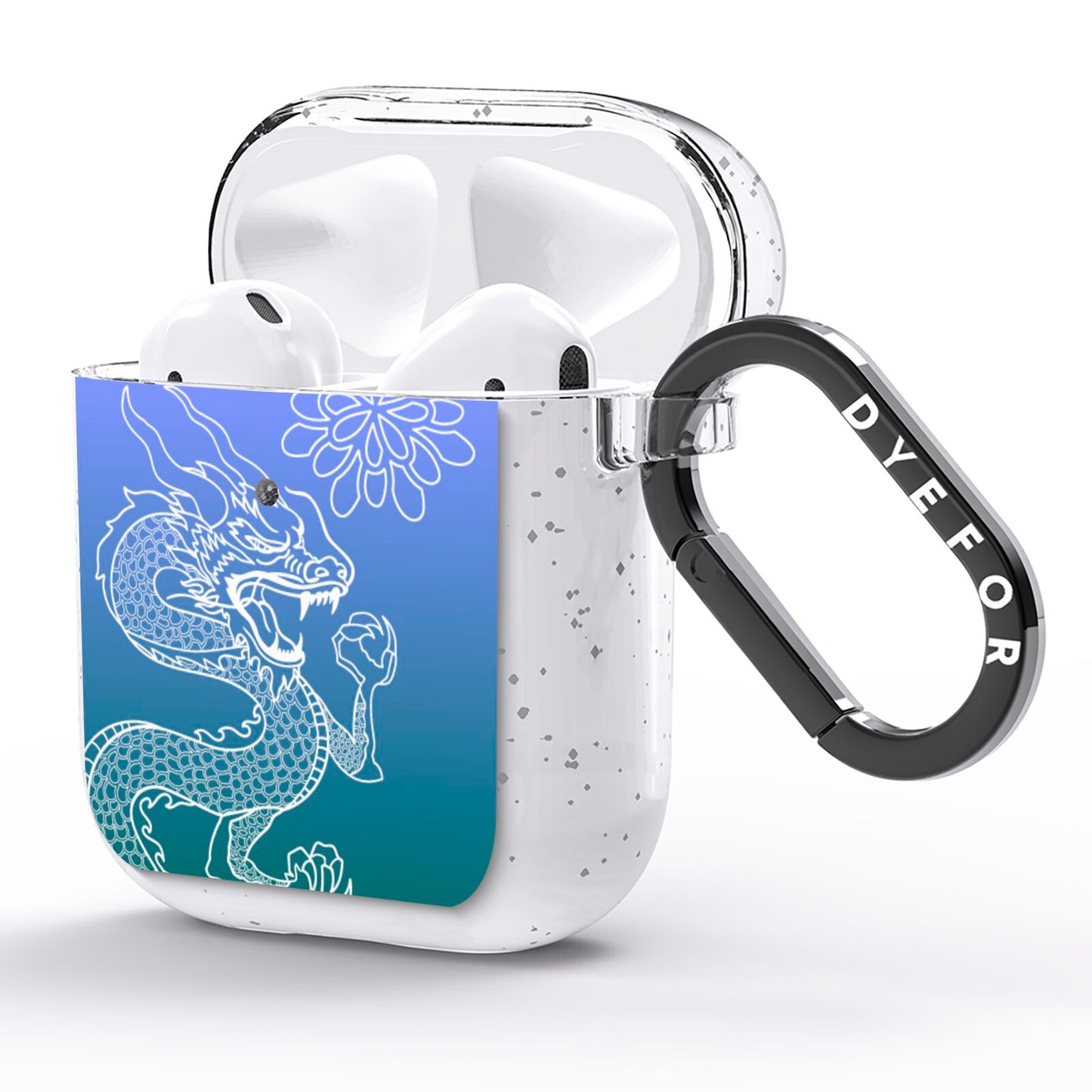 Dragons AirPods Glitter Case Side Image