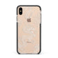 Dragons Apple iPhone Xs Max Impact Case Black Edge on Gold Phone