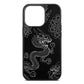 Dragons Black Saffiano Leather iPhone 13 Pro Case