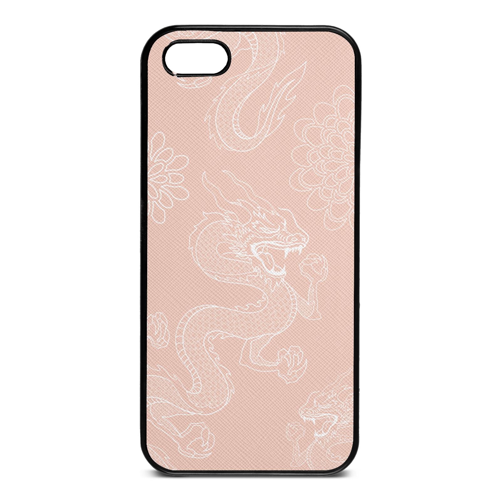 Dragons Nude Saffiano Leather iPhone 5 Case