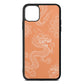 Dragons Orange Saffiano Leather iPhone 11 Pro Max Case