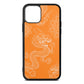 Dragons Saffron Saffiano Leather iPhone 11 Case