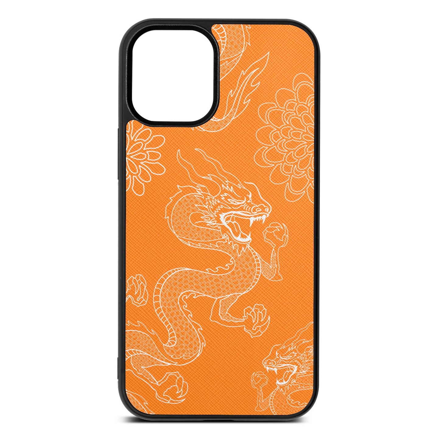 Dragons Saffron Saffiano Leather iPhone 12 Mini Case