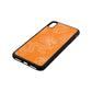 Dragons Saffron Saffiano Leather iPhone Xs Max Case Side Angle