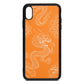 Dragons Saffron Saffiano Leather iPhone Xs Max Case