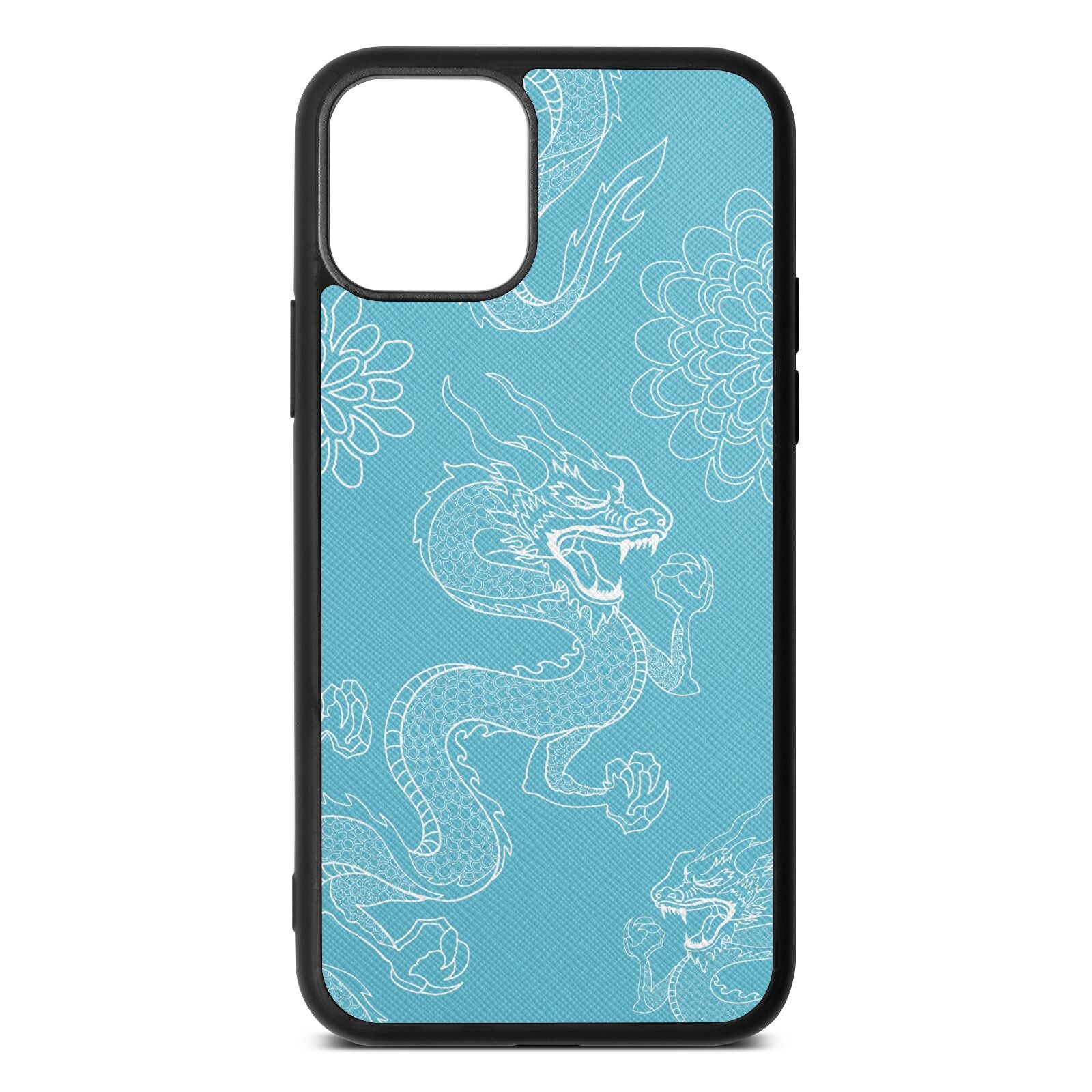 Dragons Sky Saffiano Leather iPhone 11 Pro Case