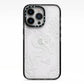 Dragons iPhone 13 Pro Black Impact Case on Silver phone