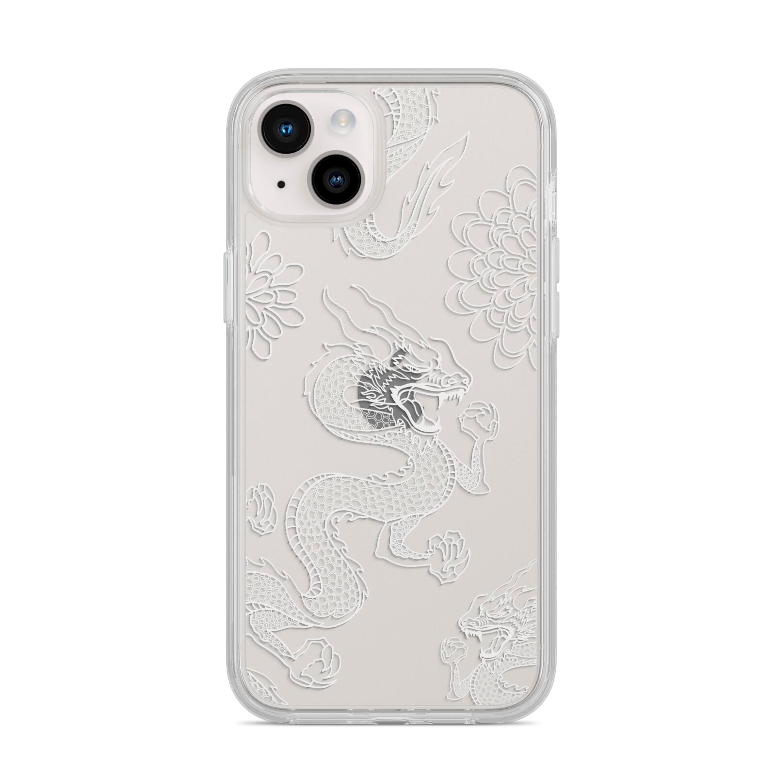 Dragons iPhone 14 Plus Clear Tough Case Starlight