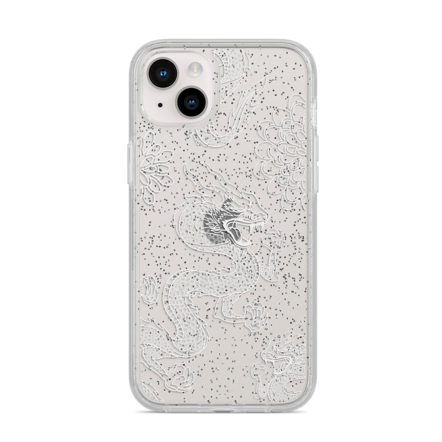 Dragons iPhone 14 Plus Glitter Tough Case Starlight