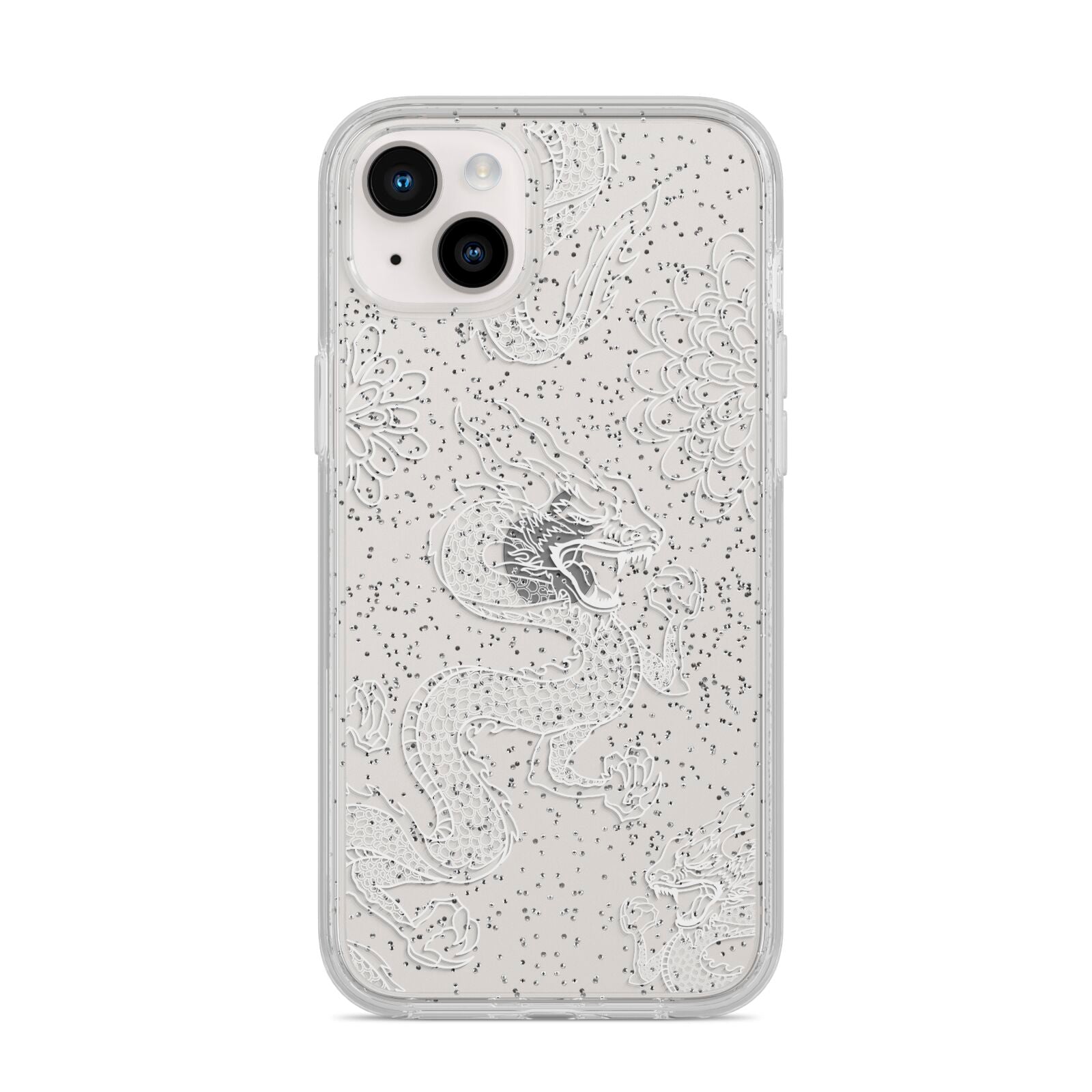 Dragons iPhone 14 Plus Glitter Tough Case Starlight