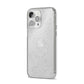 Dragons iPhone 14 Pro Max Clear Tough Case Silver Angled Image
