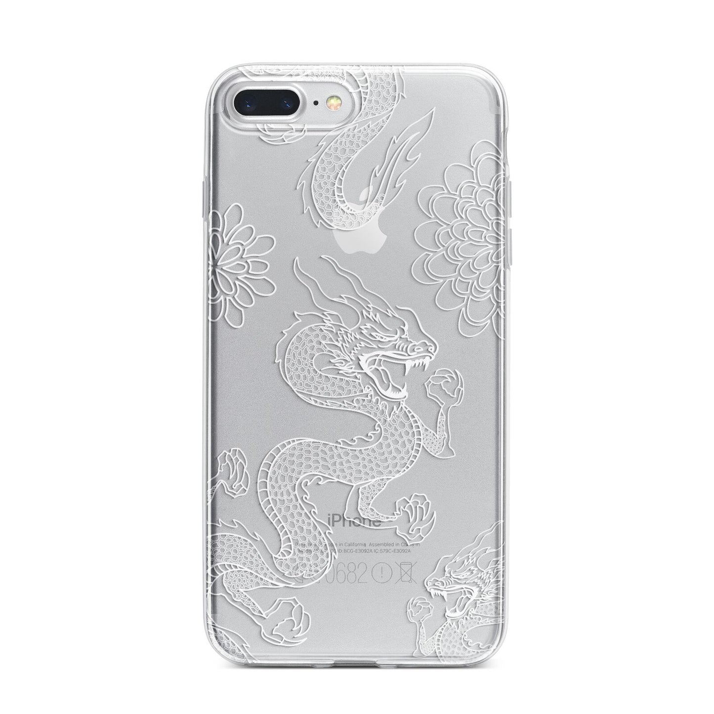 Dragons iPhone 7 Plus Bumper Case on Silver iPhone