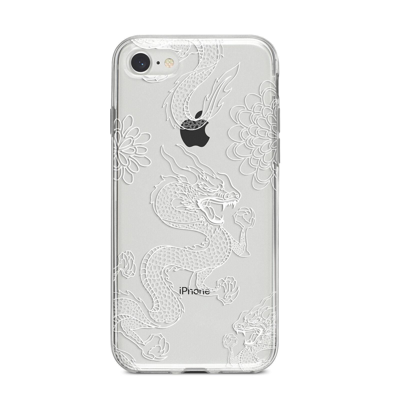 Dragons iPhone 8 Bumper Case on Silver iPhone
