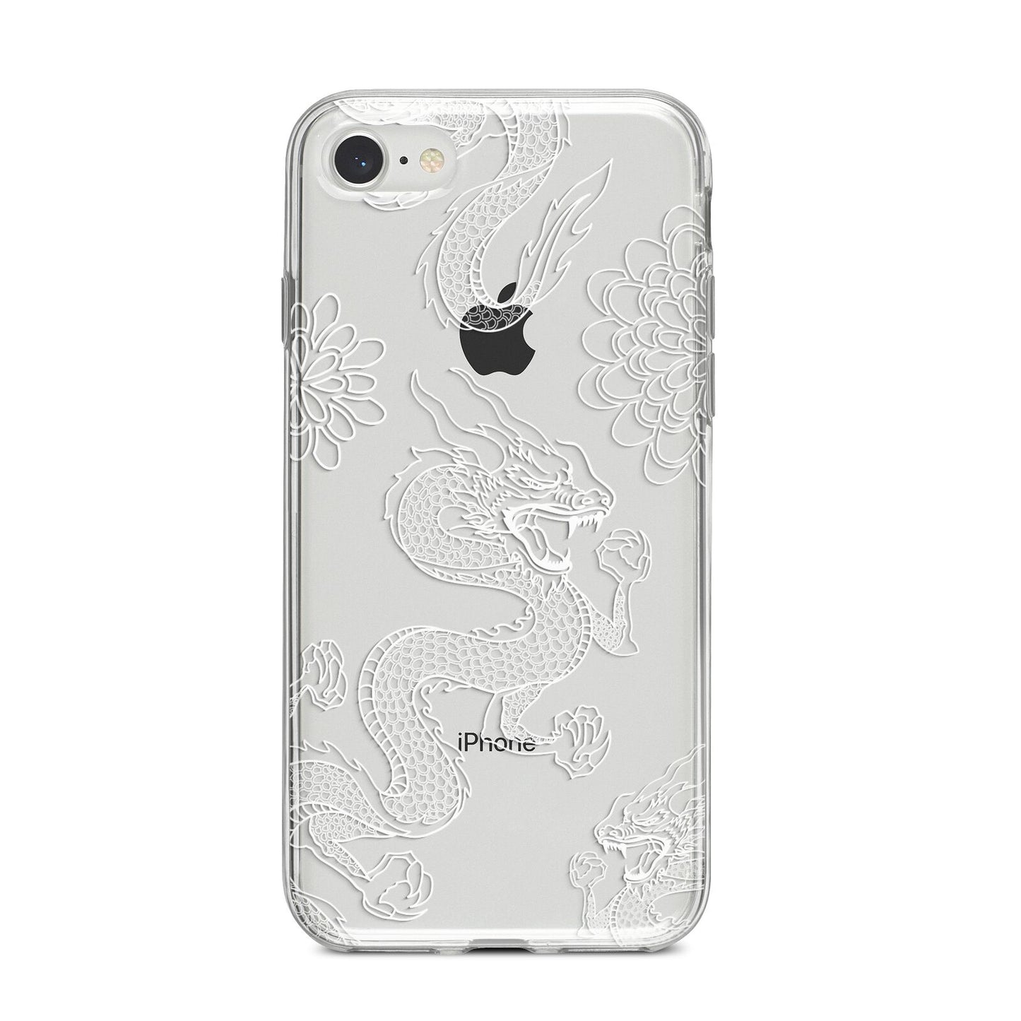 Dragons iPhone 8 Bumper Case on Silver iPhone