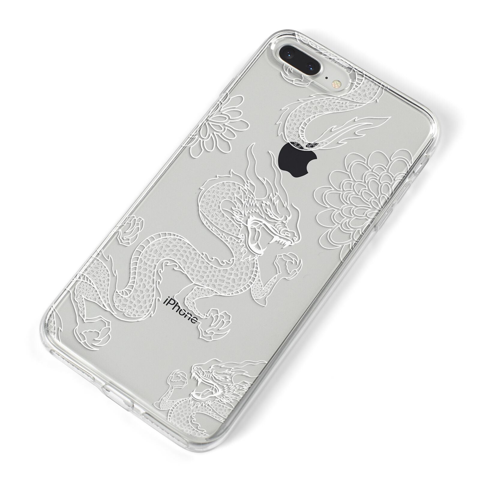 Dragons iPhone 8 Plus Bumper Case on Silver iPhone Alternative Image