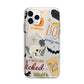 Dramatic Halloween Illustrations Apple iPhone 11 Pro in Silver with Bumper Case