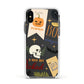 Dramatic Halloween Illustrations Apple iPhone Xs Impact Case White Edge on Black Phone