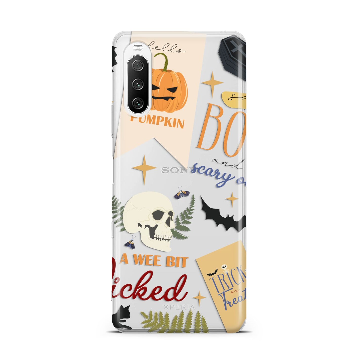 Dramatic Halloween Illustrations Sony Xperia 10 III Case