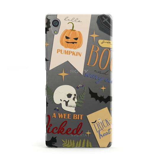 Dramatic Halloween Illustrations Sony Xperia Case