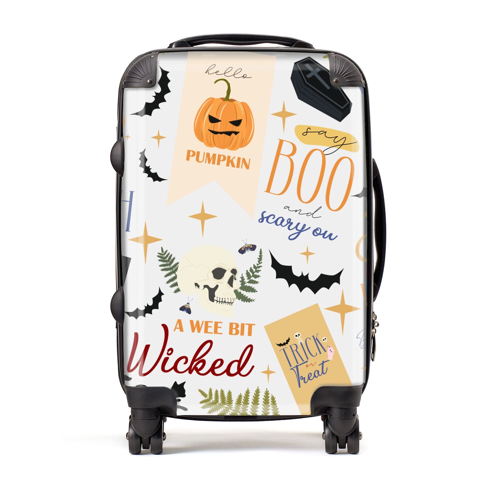 Dramatic Halloween Illustrations Suitcase