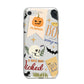 Dramatic Halloween Illustrations iPhone 8 Bumper Case on Silver iPhone