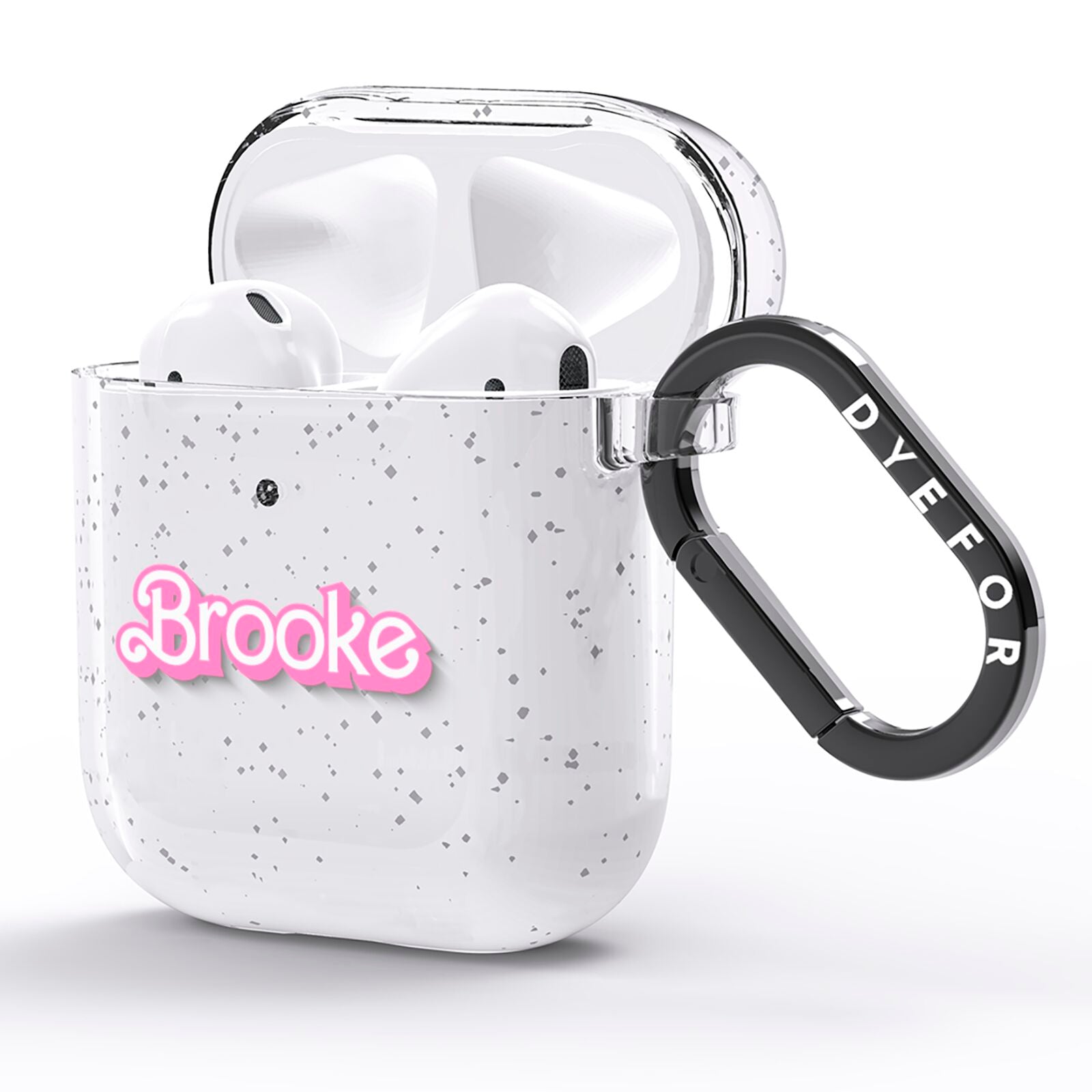 Dream Name AirPods Glitter Case Side Image