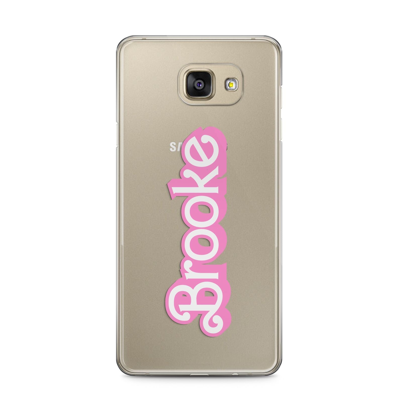 Dream Name Samsung Galaxy A5 2016 Case on gold phone