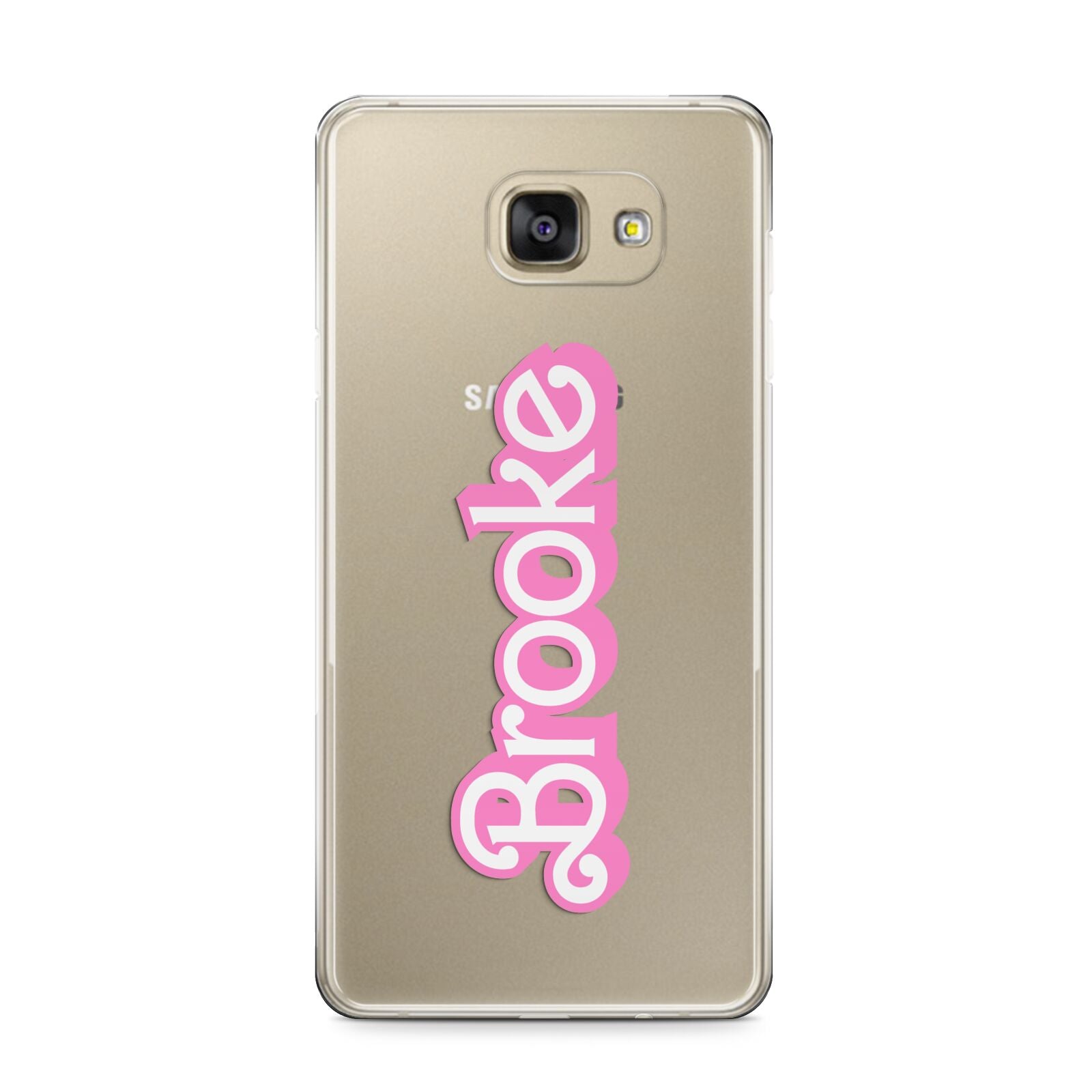Dream Name Samsung Galaxy A9 2016 Case on gold phone