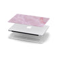 Dreamy Pink Marble Apple MacBook Case in Detail