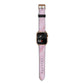Dreamy Pink Marble Apple Watch Strap Size 38mm with Gold Hardware