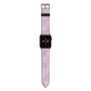 Dreamy Pink Marble Apple Watch Strap with Gold Hardware