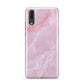 Dreamy Pink Marble Huawei P20 Phone Case