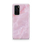 Dreamy Pink Marble Huawei P40 Phone Case