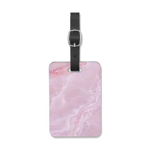 Dreamy Pink Marble Luggage Tag
