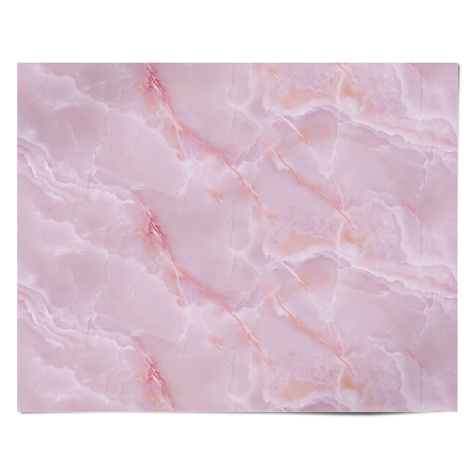 Dreamy Pink Marble Personalised Wrapping Paper Alternative