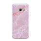 Dreamy Pink Marble Samsung Galaxy A3 2017 Case on gold phone