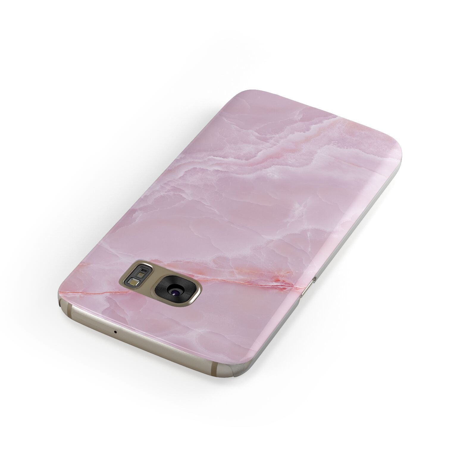 Dreamy Pink Marble Samsung Galaxy Case Front Close Up