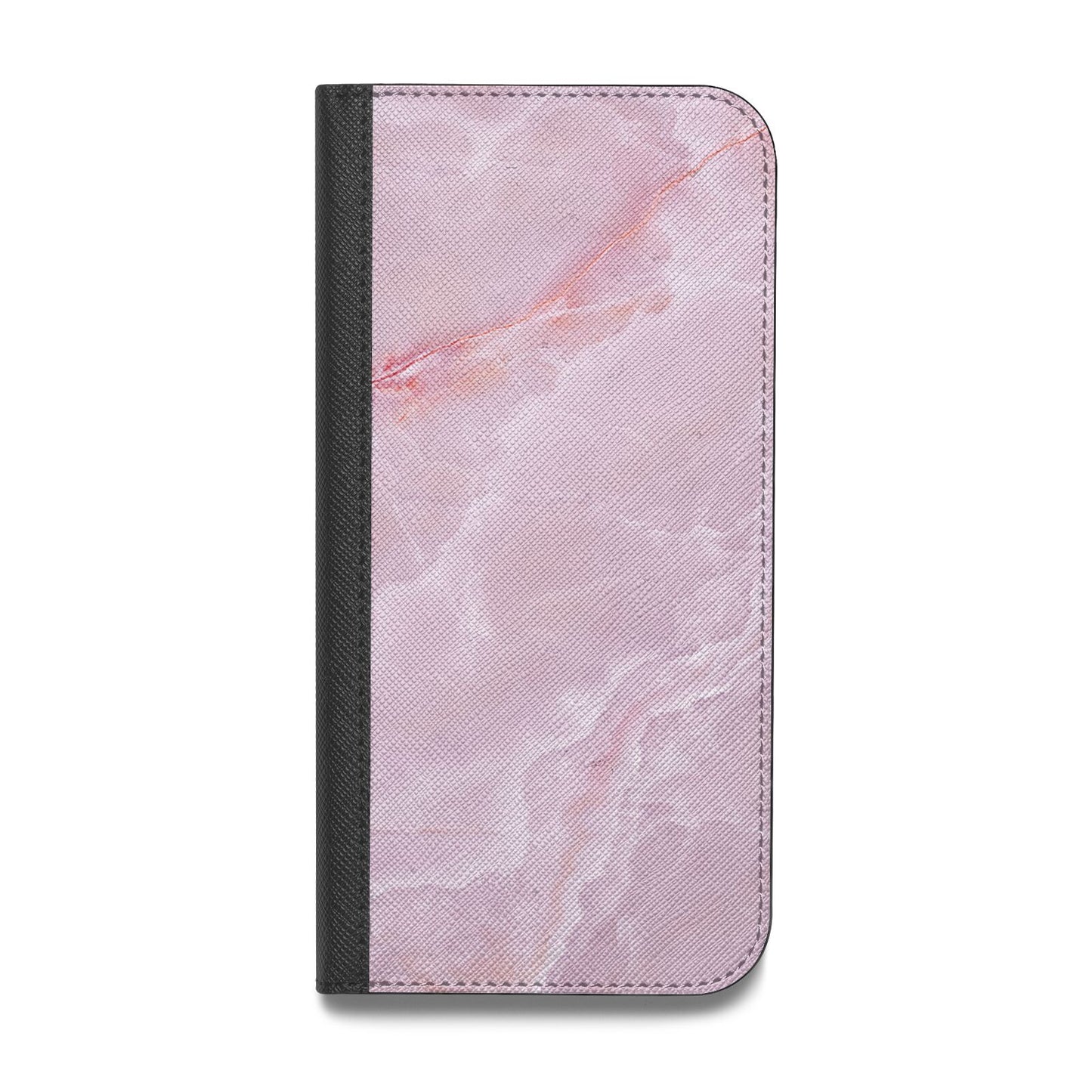Dreamy Pink Marble Vegan Leather Flip iPhone Case