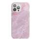 Dreamy Pink Marble iPhone 13 Pro Max TPU Impact Case with Pink Edges