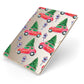Driving home for Christmas Apple iPad Case on Gold iPad Side View